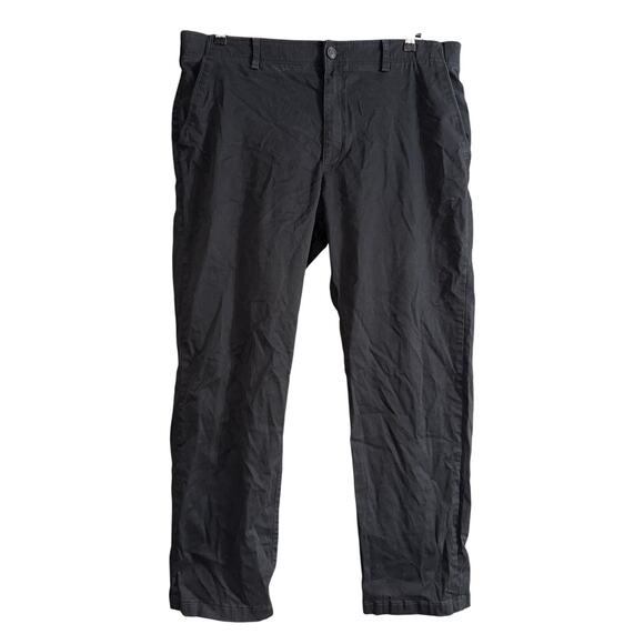 Lee Men's Straight Fit Extreme Comfort Black Performance Pant Size 42W 32L 42x32 - Picture 1 of 4